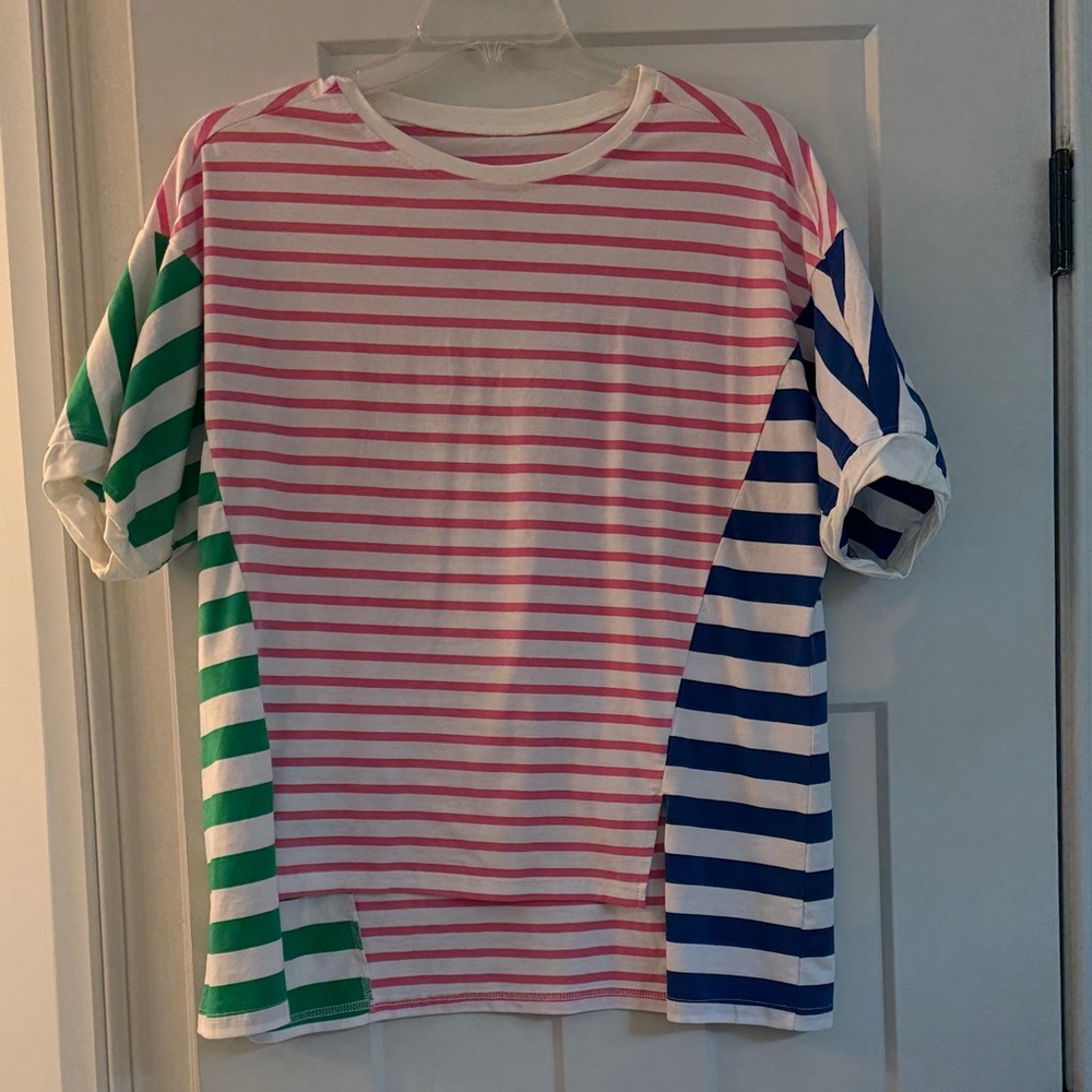 Colorful Striped Women's Tee